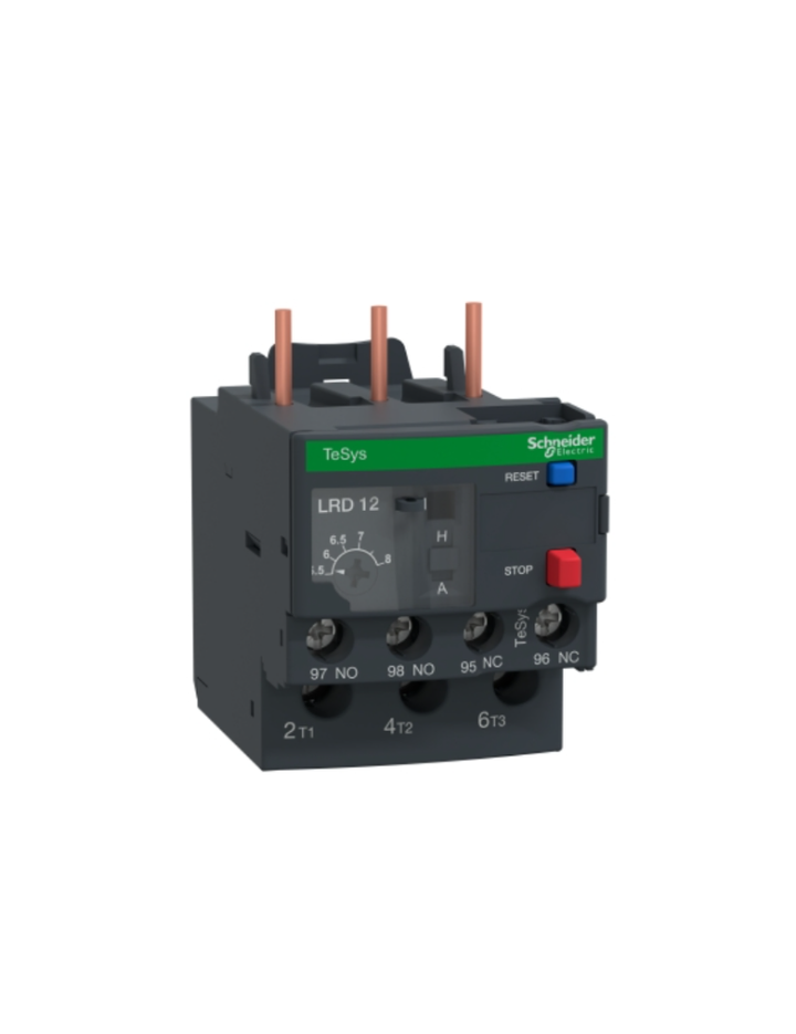 Thermal overload relay, TeSys LRD, 5.5...8 A, class 10A