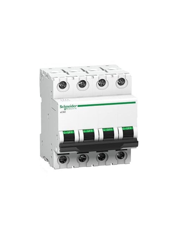 Schneider Electric A9N4P32C Acti 9 MCB xC60 4Pole 32A C 10000A