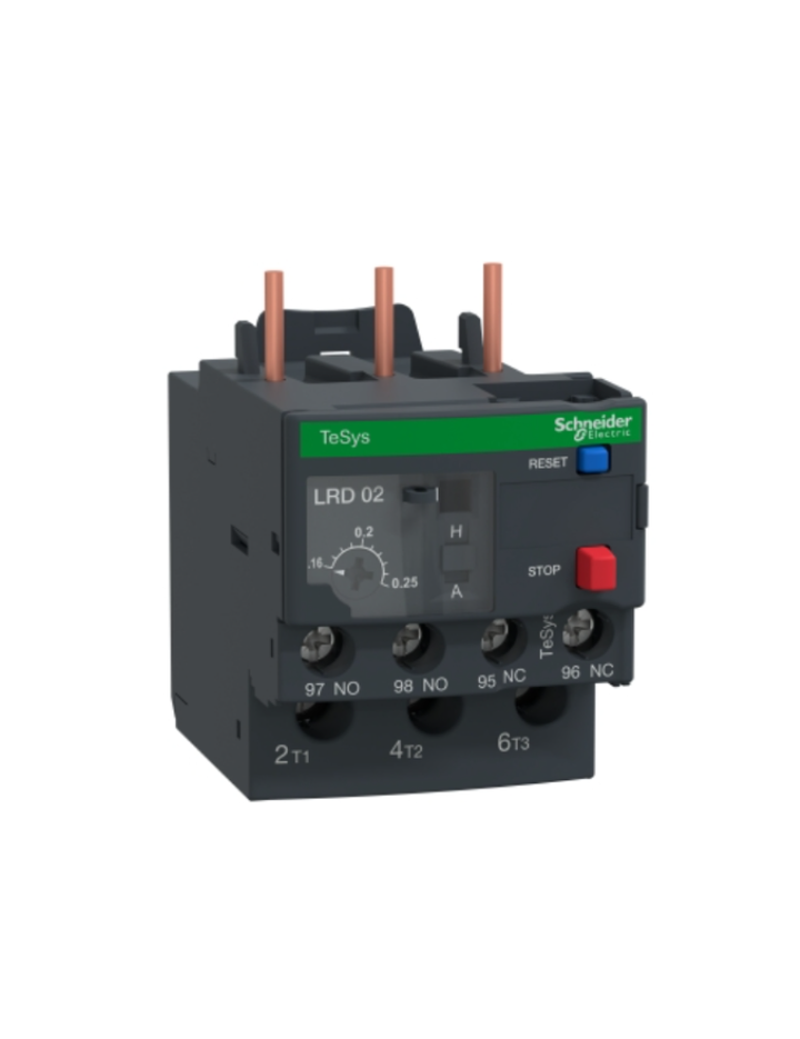 TeSys LRD thermal overload relays - 0.16...0.25 A - class 10A