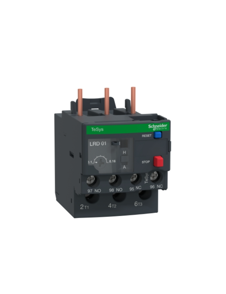 TeSys LRD thermal overload relays - 0.1...0.16 A - class 10A