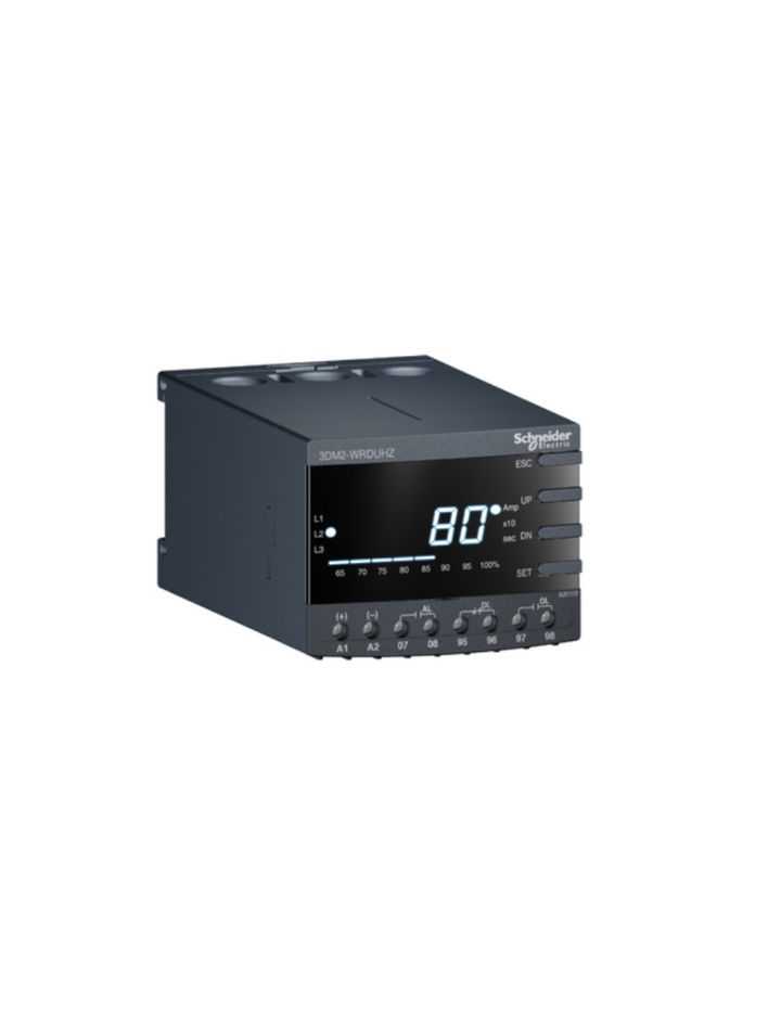 Protection relay, EOCR Digital, 0.5 to 60A, 100 to 240VAC/DC, bottom connt, for motor protection