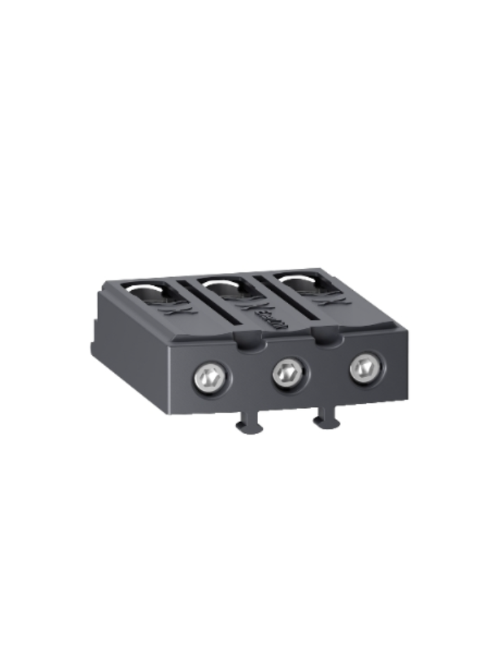 Terminal block, TeSys D, Everlink BTR screw connectors, 3P, for contactors LC1D40A-D80A