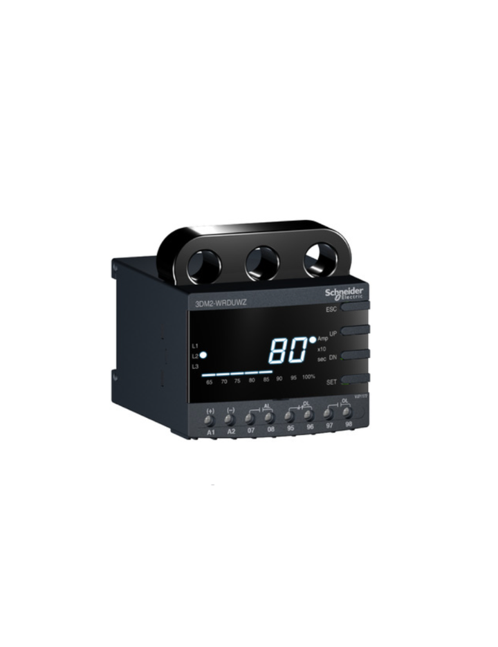 Protection relay, EOCR Digital, 0.5 to 60A, 100 to 240VAC/DC, window connt, for motor protection