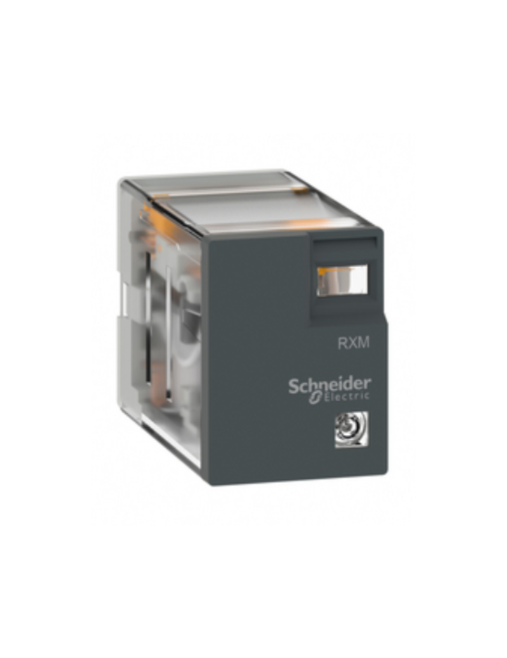 Schneider Electric RXM4LB1P7 3 A, 4 CO AC, 230 V, miniature plug-in relay, without LED Power Plug