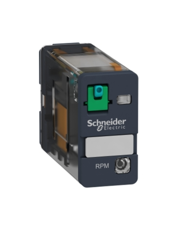 Schneider Electric RPM22F7 Power plug-in relay 15A 120V, 2CO AC, Power Plug