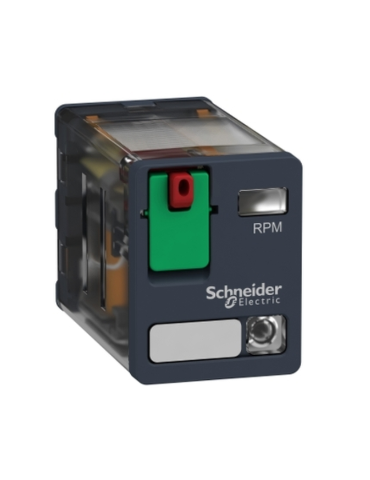 Schneider Electric RPM22P7 Power plug-in relay 15A 230V, 2CO AC, Power Plug