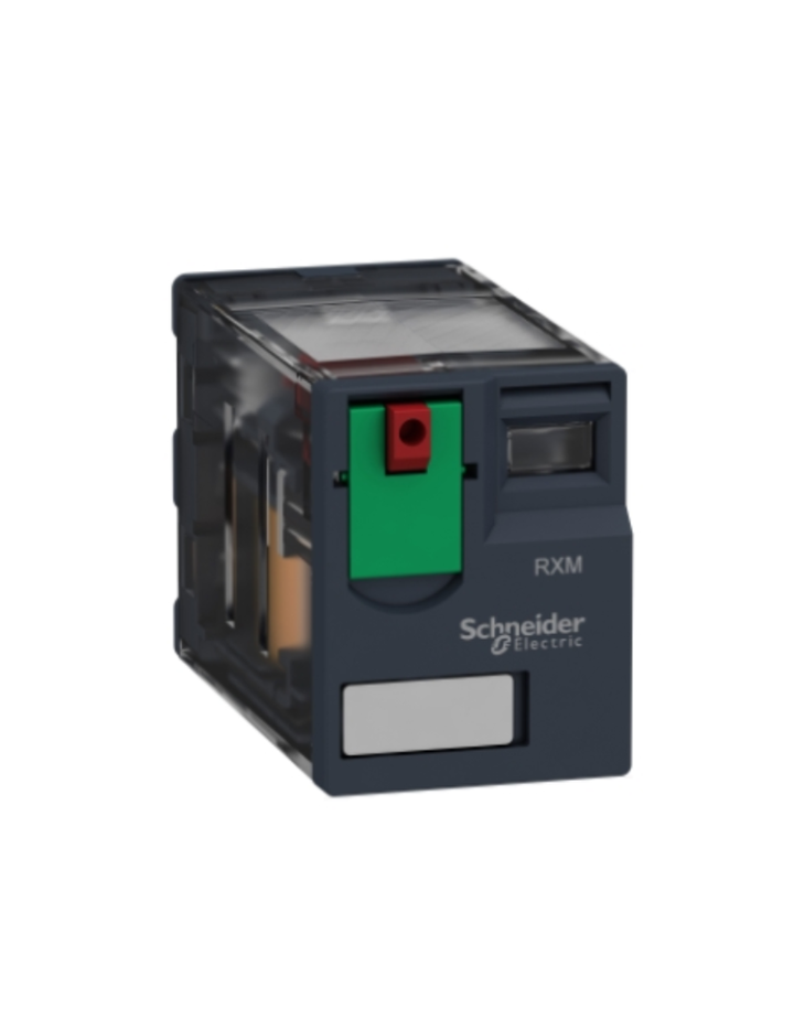 Schneider Electric RXM2AB2E7 12 A, 2 CO AC, 48 V, Power plug-in relay, with LED Power Plug