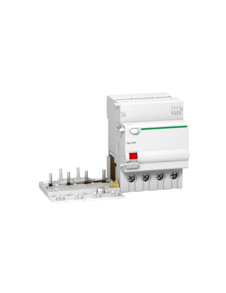 Schneider Electric 4P, 25A, 100mA, VIGI XC60 earth leakage add-on block(RCCB) A9N26596 MCB
