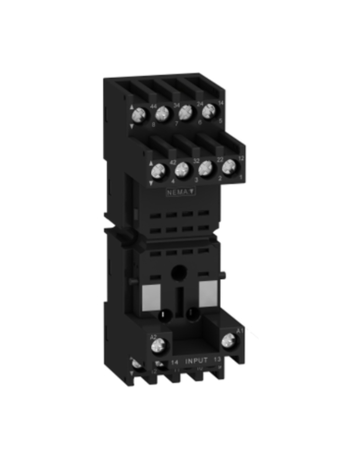 Schneider Electric Mixed contact Socket Relay RXZE2M114M, 250V, 4CO AC 10 A Four Pin Socket