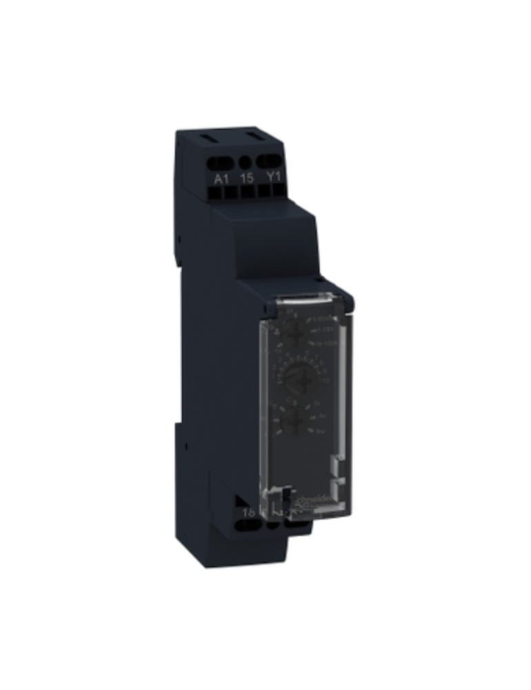 Schneider Electric Modular timing relay, 8A 24V DC, 24…240V AC, RE10RM ...