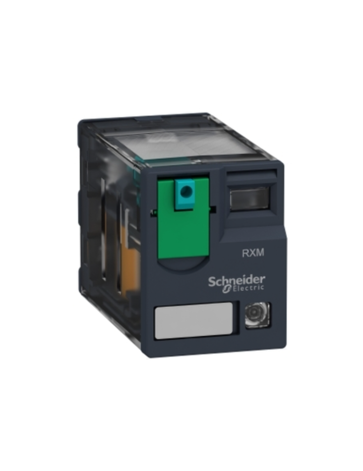 Schneider Electric RXM2AB2FD 12 A, 2 CO DC, 120 V, Power plug-in relay, with LED Power Plug