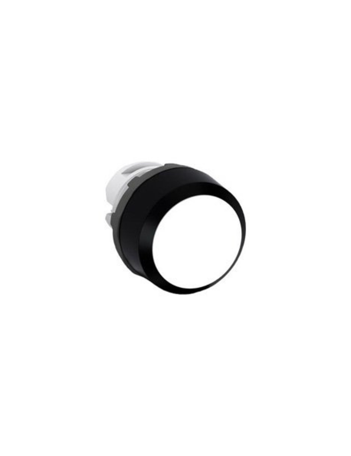 ABB MP1-10W Push Button Operator, 22 mm, Momentary, Flush Operator, White