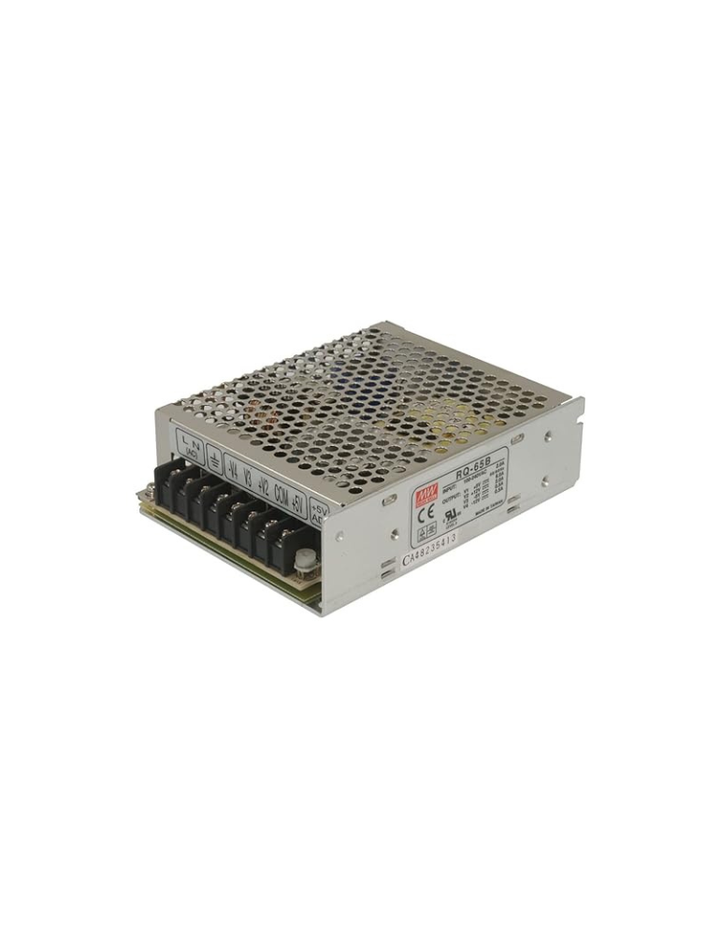 MEAN WELL RQ-65B 62.5W AC-DC Power Supply Quad Output +5V/6 Amp