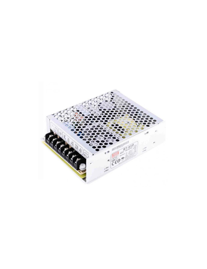 Mean Well RT-65D AC-DC Power Supply Triple Output 5V 24V 12V 8 Amp 2 Amp