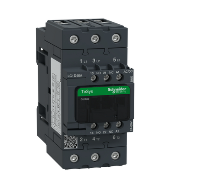 TeSys D contactor 3P 40A AC-3 up to 440V coil 24-60V AC/DC EverLink