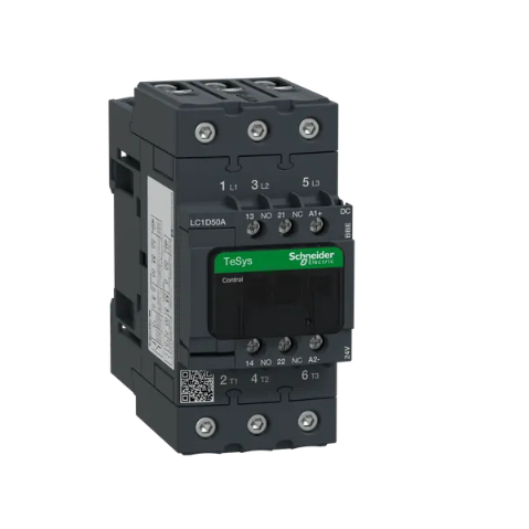 TeSys D contactor 3P 50A AC-3 up to 440V coil 24-60V AC/DC EverLink