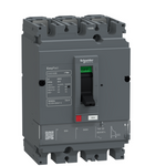 circuit breaker, EasyPact CVS100B, 25kA at 415VAC, 80A, TMF trip unit, 3P3d, FTFM