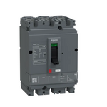 circuit breaker, EasyPact CVS160B, 25kA at 415VAC, 125A, TMF trip unit, 3P3d, FTFM
