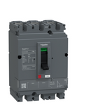 circuit breaker, EasyPact CVS160B, 25kA at 415VAC, 160A, TMF trip unit, 3P3d, FTFM