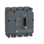 circuit breaker, EasyPact CVS100B, 25kA at 415VAC, 16A, TMF trip unit, 4P3d, FTFM