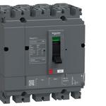 circuit breaker, EasyPact CVS100B, 25kA at 415VAC, 63A, TMF trip unit, 4P3d, FTFM LV510315FT