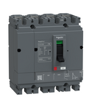 circuit breaker, EasyPact CVS100B, 25kA at 415VAC, 80A, TMF trip unit, 4P3d, FTFM