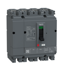 circuit breaker, EasyPact CVS250B, 25kA at 415VAC, 200A, TMF trip unit, 4P3d, FTFM