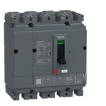 circuit breaker, EasyPact CVS250B, 25kA at 415VAC, 250A, TMF trip unit, 4P3d, FTFM