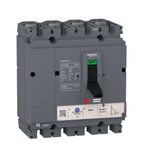 circuit breaker EasyPact CVS100B, 25 kA at 415 VAC, 40 A rating thermal magnetic TM-D trip unit, 4P 3d
