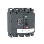 circuit breaker EasyPact CVS100F, 36 kA at 415 VAC, 16 A rating thermal magnetic TM-D trip unit, 4P 3d