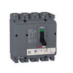 circuit breaker EasyPact CVS100F, 36 kA at 415 VAC, 40 A rating thermal magnetic TM-D trip unit, 4P 3d