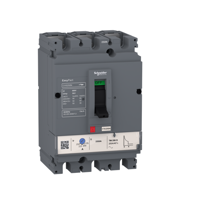 Easypact CVS - CVS100N circuit breaker - 3P/3d