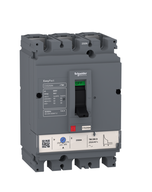 Easypact CVS - CVS160N circuit breaker - 3P/3d