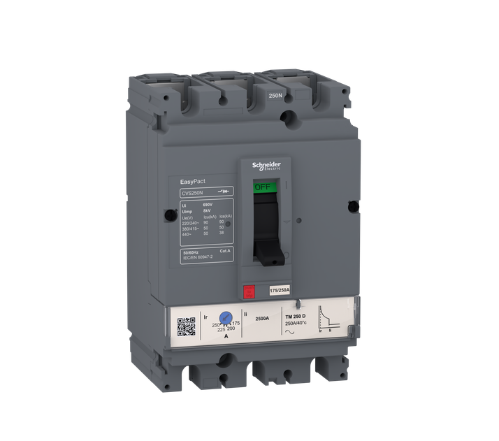 Easypact CVS - CVS250N circuit breaker - 3P/3d