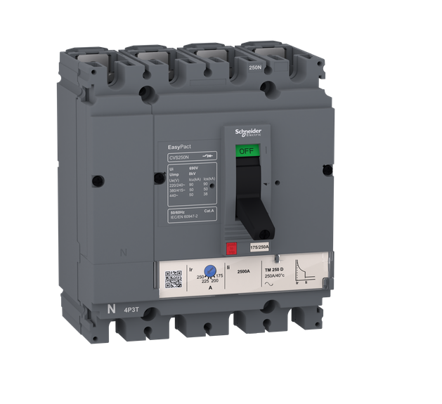 Easypact CVS - CVS100N circuit breaker - 4P/3d