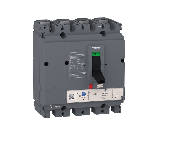 Easypact CVS - CVS100N circuit breaker - 4P/3d
