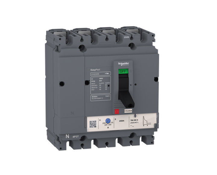 Easypact CVS - CVS100N circuit breaker - 4P/3d