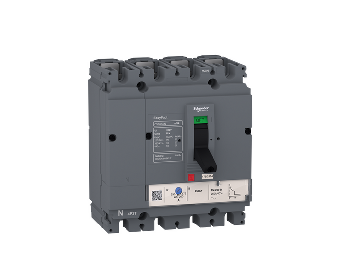 Easypact CVS - CVS100N circuit breaker - 4P/3d