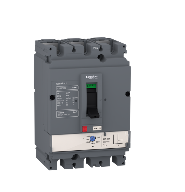 Easypact CVS - CVS100N circuit breaker - 3P/3d