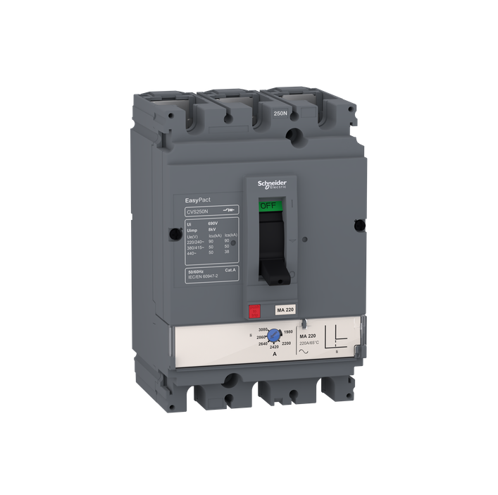 Easypact CVS - CVS160N circuit breaker - 3P/3d