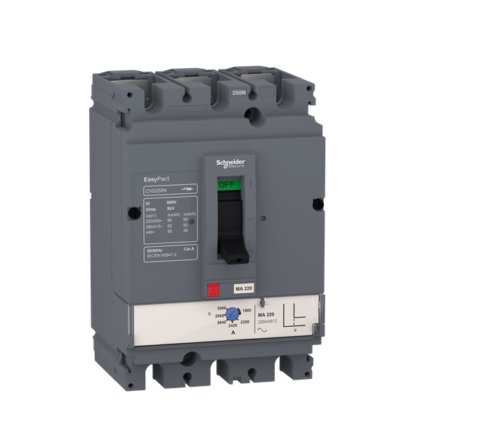 Easypact CVS - CVS250N circuit breaker - 3P/3d