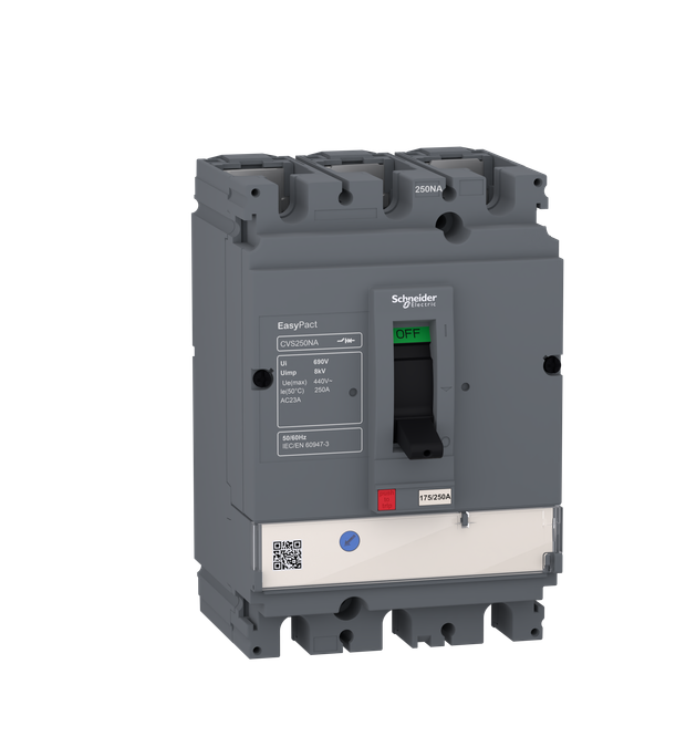 switch disconnector EasyPact CVS160NA, 3 poles, 160 A, AC22A, AC23A
