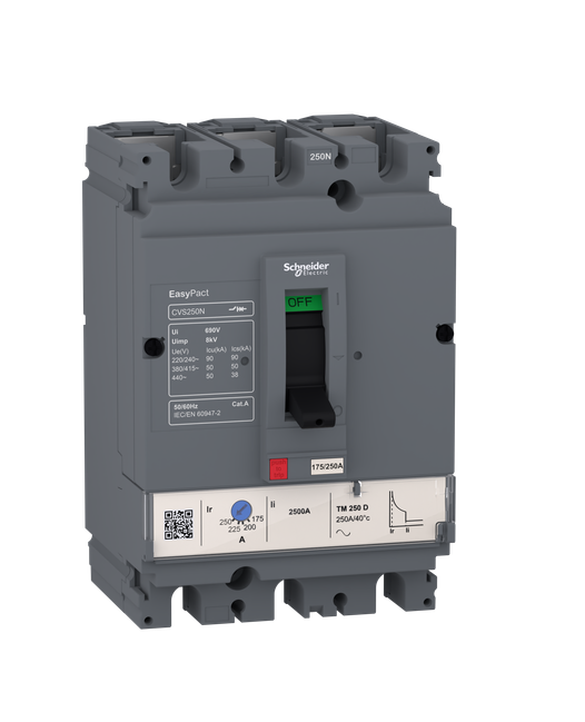 Easypact CVS - CVS100N circuit breaker - 3P/3d