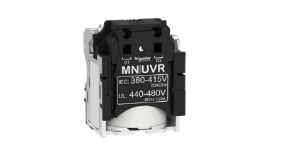 MN undervoltage release, Compact NSX, PowerPact Multistandard, EasyPact CVS, rated voltage 48 VAC 50/60 Hz.