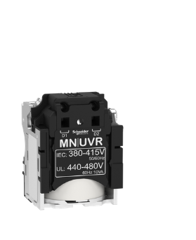 MN undervoltage release, Compact NSX, PowerPact Multistandard, EasyPact CVS, rated voltage 110 to 130 VAC 50/60 Hz