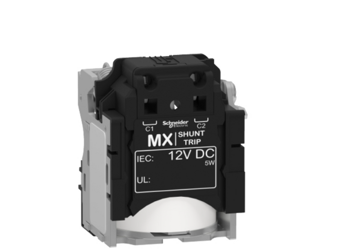 MX shunt trip release, Compact NSX, PowerPact Multistandard, EasyPact CVS, rated voltage 12 VDC