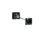 extended rotary handle, Compact NSX 400/630, PowerPact Multistandard L, EasyPact CVS 400/630, black standard handle, IP55