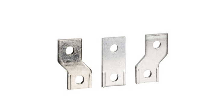 connection accessories, Compact NSX 100/160/250, EasyPact CVS 100/160/250, spreaders, 45 mm pitch, flat connection, 3 poles