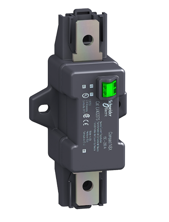 external neutral current transformer, Compact NSX160/250, 150 A to 250 A, 3 poles circuit breakers with Micrologic 5/6 trip unit