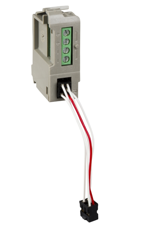 power supply connector, Compact NSX, 24 VDC, for Micrologic 5/6